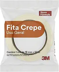 3M, Fita Crepe, 19mm X 50m, 1 unidade
