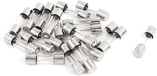Aexit 250V 13A Fuses F13AL Quick Blow Glass Tube Fuses 5 x Cartridge Fuses 20mm 20Pcs