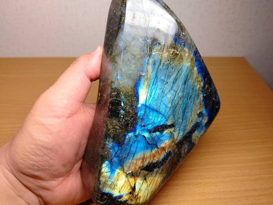 鮮美 910g ラブラドライト 原石 鉱物 宝石 ジュエリー 鑑賞石 自然石 鮮美 910g ラブラドライト 原石 鉱物 宝石 ジュエリー 鑑賞石 自然石