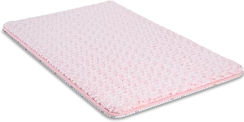Miniatura 9 de Cama para perros pequeños para jaula de espuma de alta resistencia para perros medianos, lavable, antideslizante, 23 x 17 pulgadas, gris oscuro
