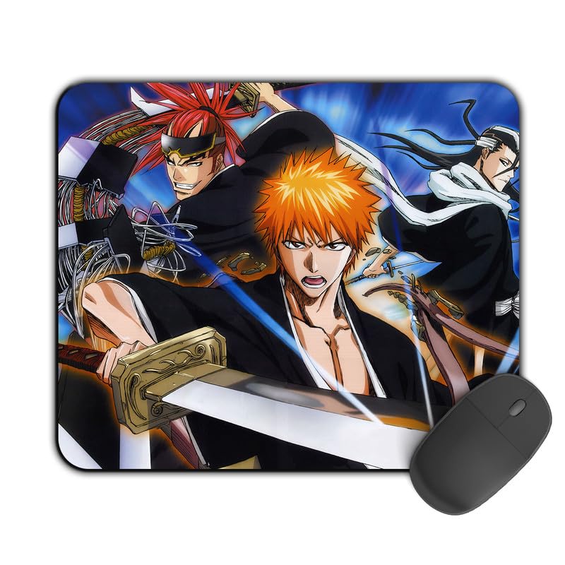 Image of Printed Designer Mouse Pad Ichigo Rival (200MM X 240 X 3MM) Enhance Gaming and Work Performance Comfortable and Precise Non-Slip Water Proof Bleach Mouse Pad.