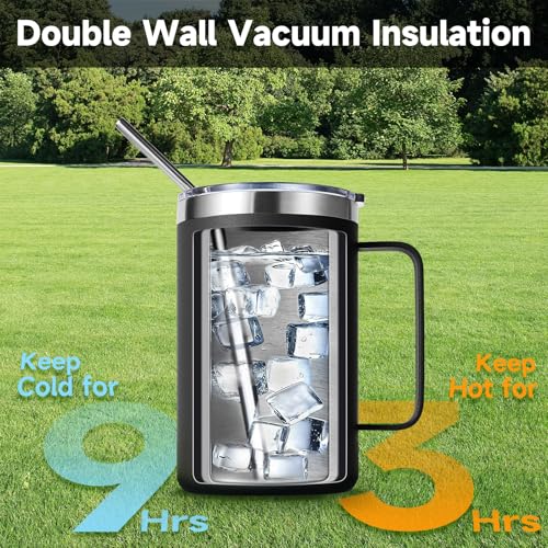 Volhoply 16oz Insulated Coffee Mug