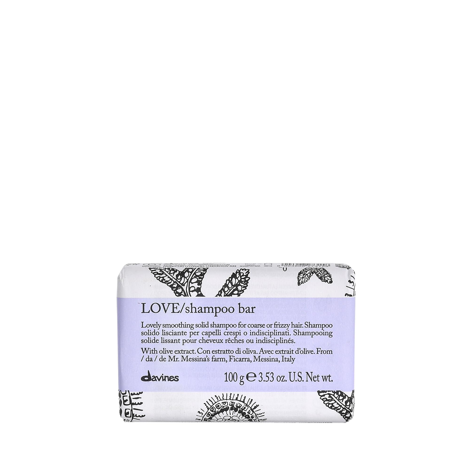 Davines Cleansing Bar, Solid Cleansing Shampoo Bar, Body Wash Bar, Packed in 100% FSC Paper Wrapper, Recyclable, and Aluminium Case Holder[Amazon-developed Certification] Compact by Design