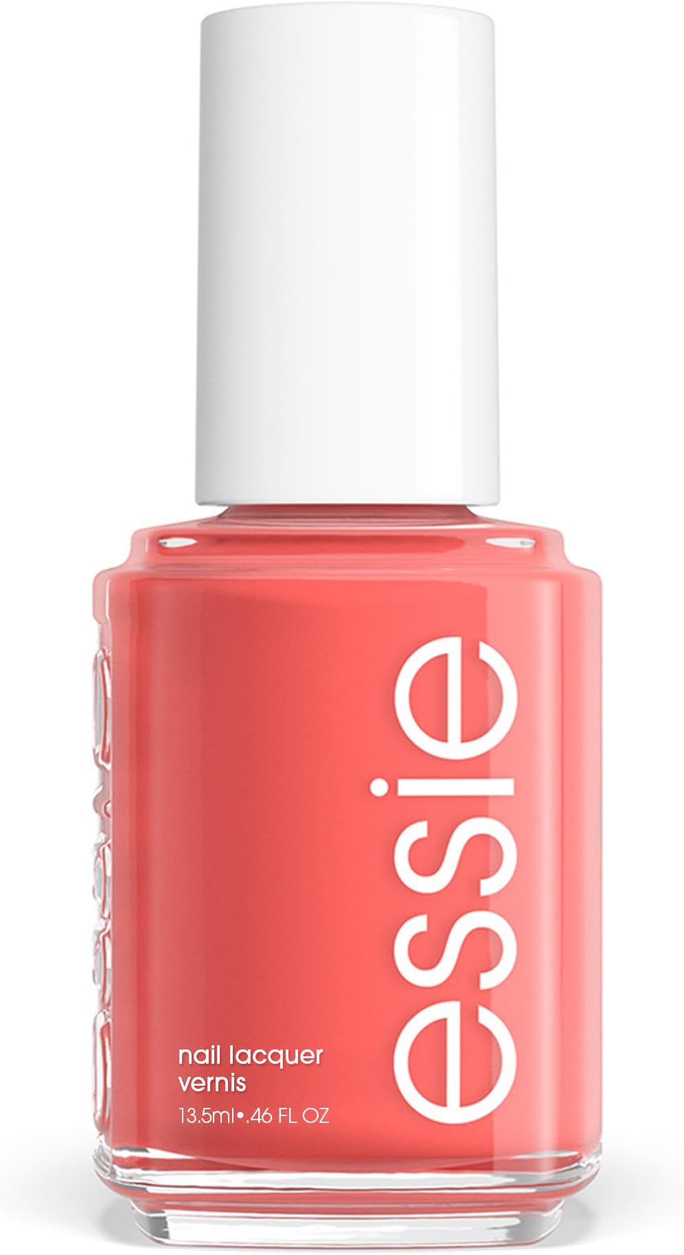 Essie Salon-Quality Nail Polish, 8-Free Vegan, Peachy Coral, Peach Side Babe, 0.46 fl oz