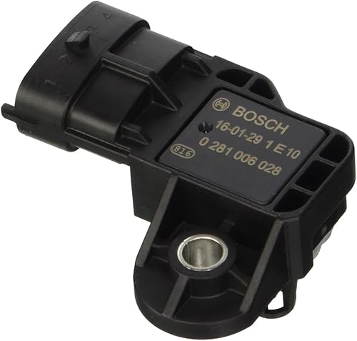 Miniatura 2 de BOSCH 0281006028 Sensor de presión de aumento/presión absoluta del colector (MAP), compatible con Alfa Romeo Giulia, Stelvio; Porsche 911