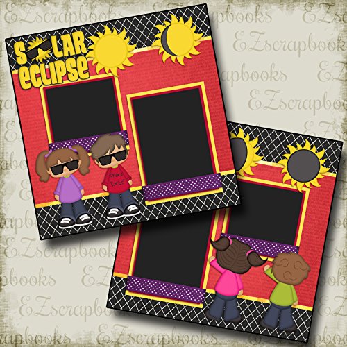 Solar Eclipse pages d'album scrapbooking prêtes à l'emploi EZ Layout - 2
