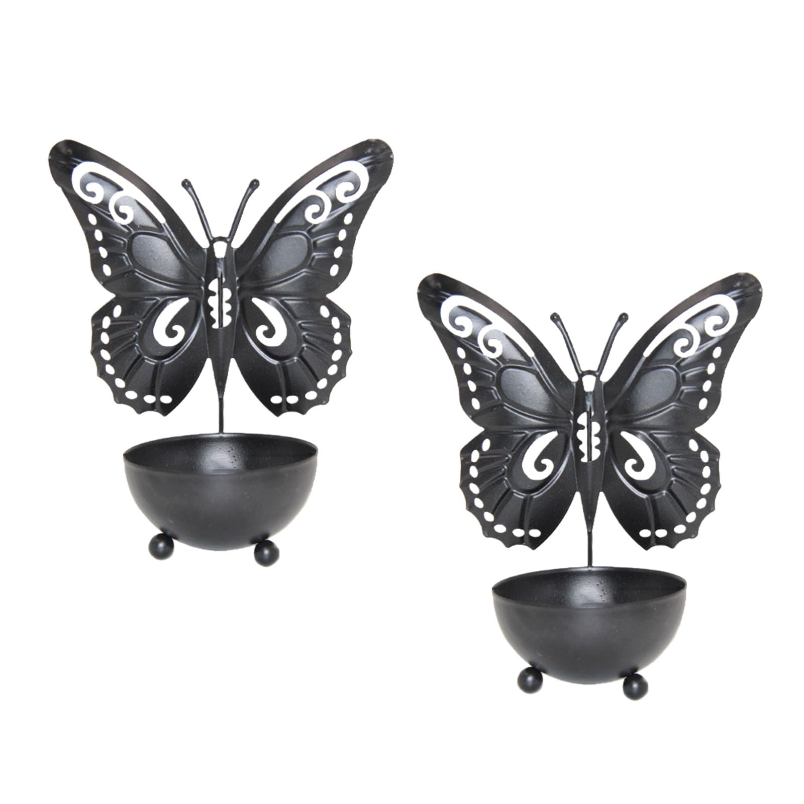 Kalttoy Black Retro Candlestick Holders Iron Taper Holders For Table Centerpieces Wedding Christmas Home Decorations Iron Metal Taper Candlestick