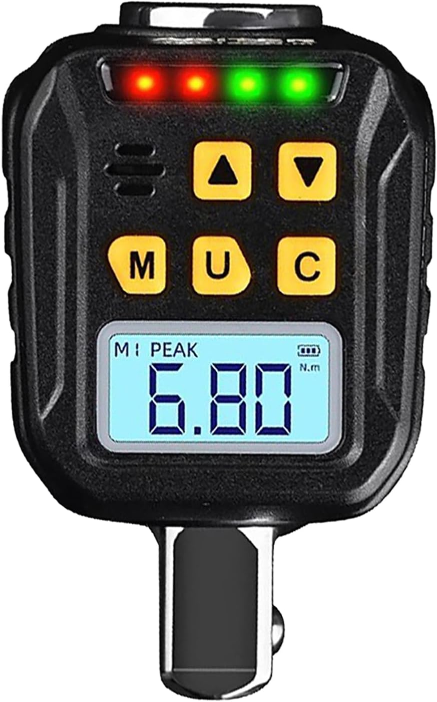Fafeicy Digital Torque Meter with Backlit Display, 1/2 Inch Drive,