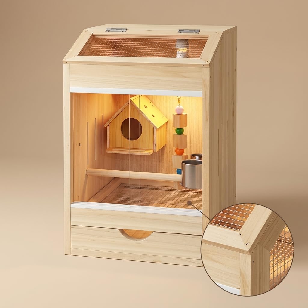 Caja Cría Termostática para Polluelos - Jaula Nido con Diseño Anti- - para Aves Corral, Paquete de Aislamiento térmico de 50 cm de Alto, Paquete 1