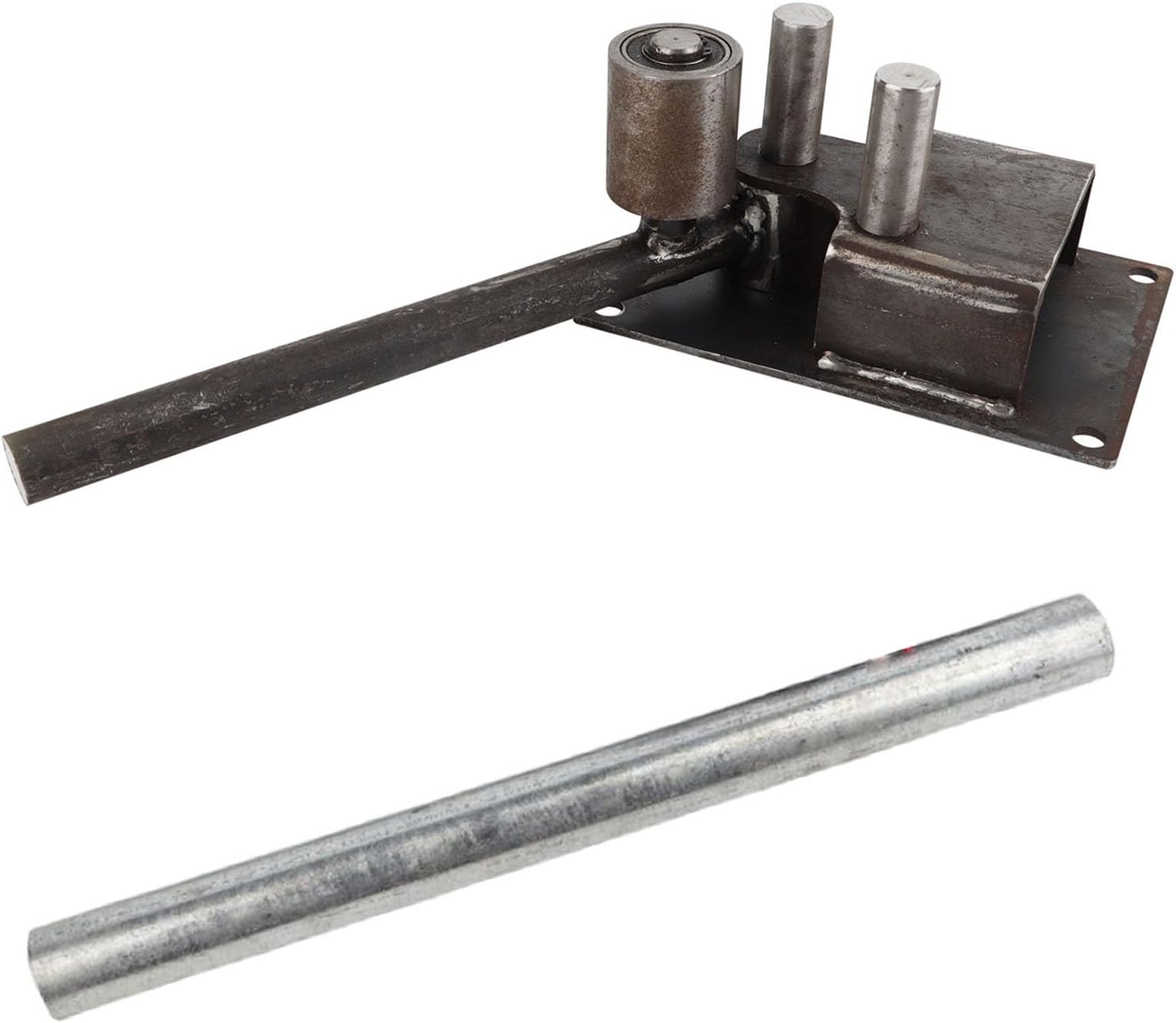 Manual Rebar Bender Tool, 4-14mm Capacity for Steel Bar & Rebar, Medium Size, Industrial-Grade Metal Forming & Bending for DIY/Workshop