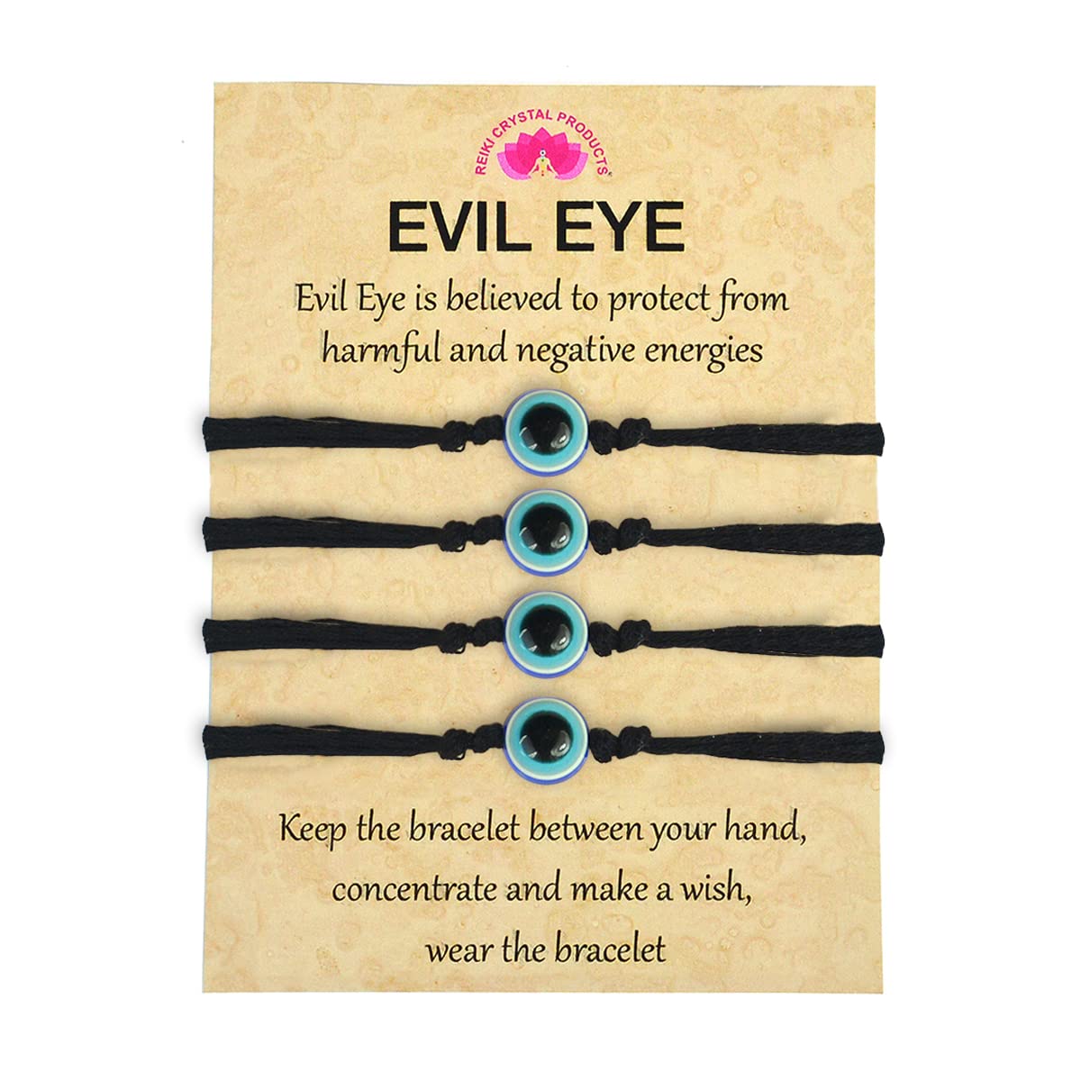 Crystu Unisex Adult Black Thread Evil Eye Bracelet for Protection, Combo 4 Pieces (B097P819W5) Amazon Price History, Amazon Price Tracker