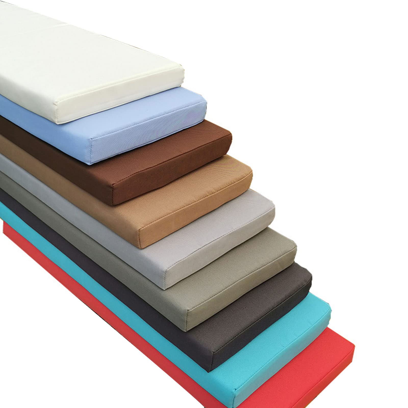 Coussin de banc de jardin 2-3 places imperméable en mousse 5 cm