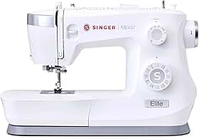 Máquina de Costura Overlock Singer S0105, 220V, 1300 PPM, 6 Tipos de Pontos, Braço Livre, LED, Estrutura em Metal