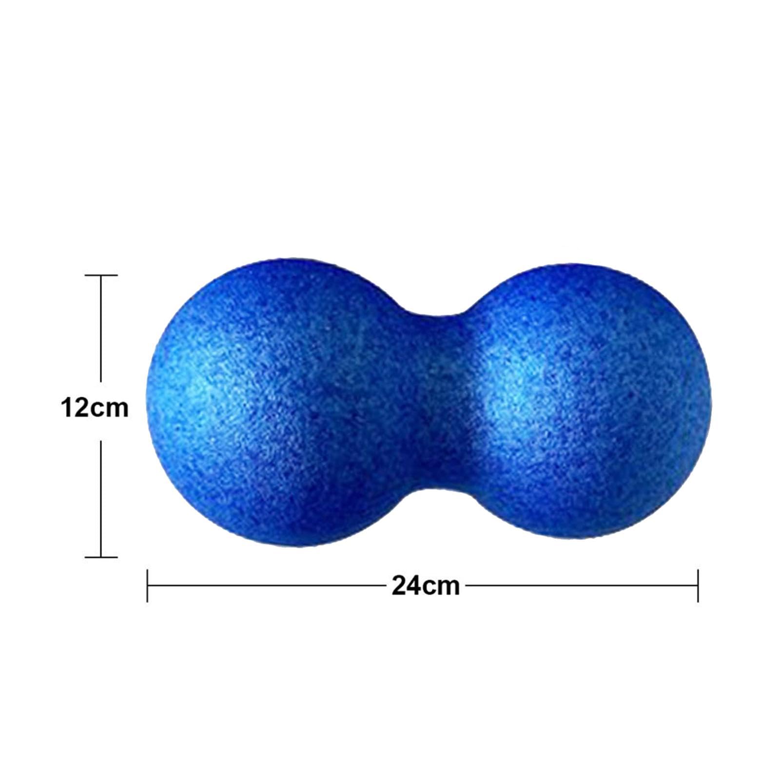 Menolana Peanut Massage Ball Myofascial Roller Accessories Portable Massage Roller Fasciitis Roller for Sports Fitness, Blue