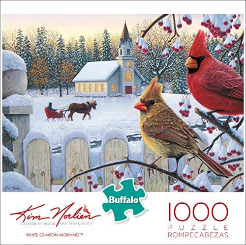 Buffalo Games 11625 Kim Norlien - White Crimson Morning - 1000 Piece Jigsaw Puzzle thumb #1