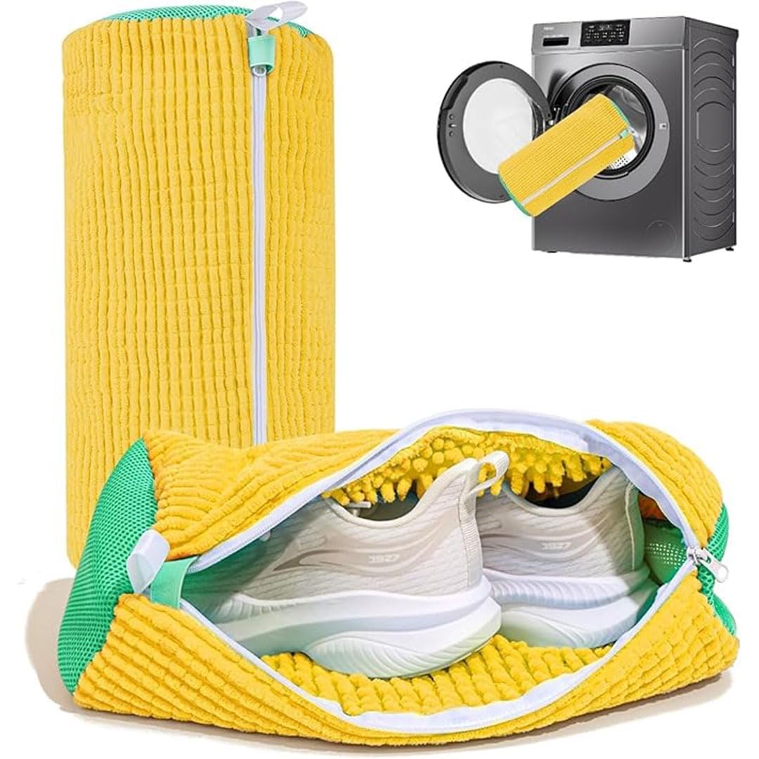 Shoe Washing Machine Bag with Zipper – Durable Laundry Bag for Safe Sneaker & Shoe Cleaning in Washers and Dryers, Ideal for Protecting Shoes (Pack of 1).-image-23