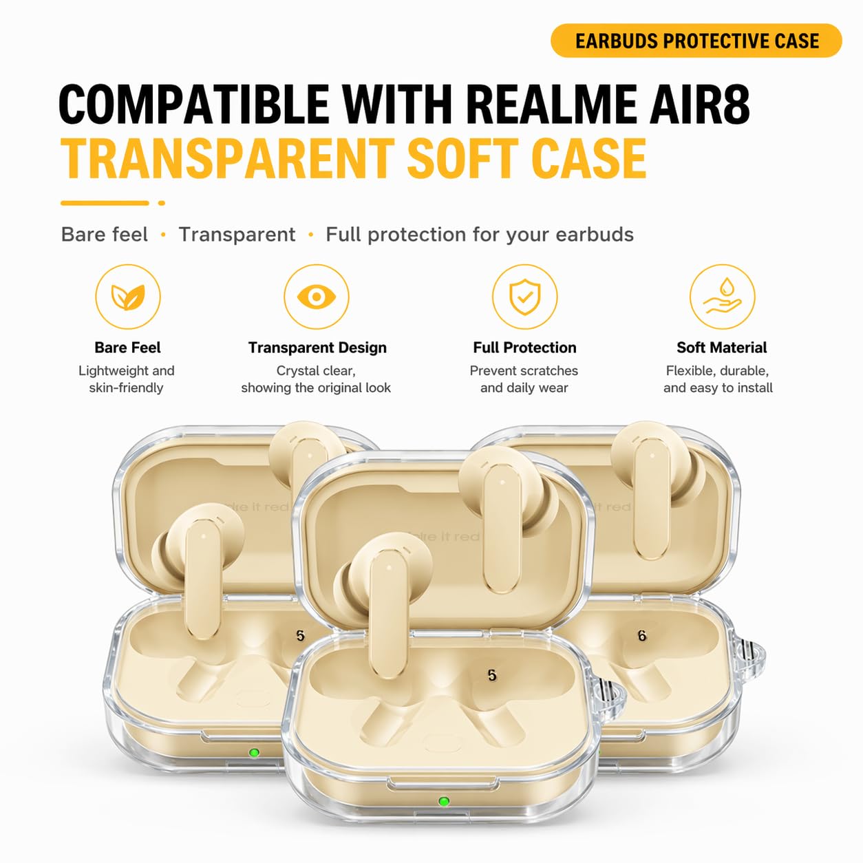 Protect Your Realme Buds Air 8 with this Case -4