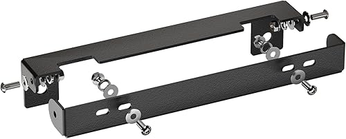 Miniatura 9 de Marco de matrícula de cabrestante abatible compatible con Hawse Fairlead de 10 pulgadas, soporte de matrícula frontal universal para reubicación,