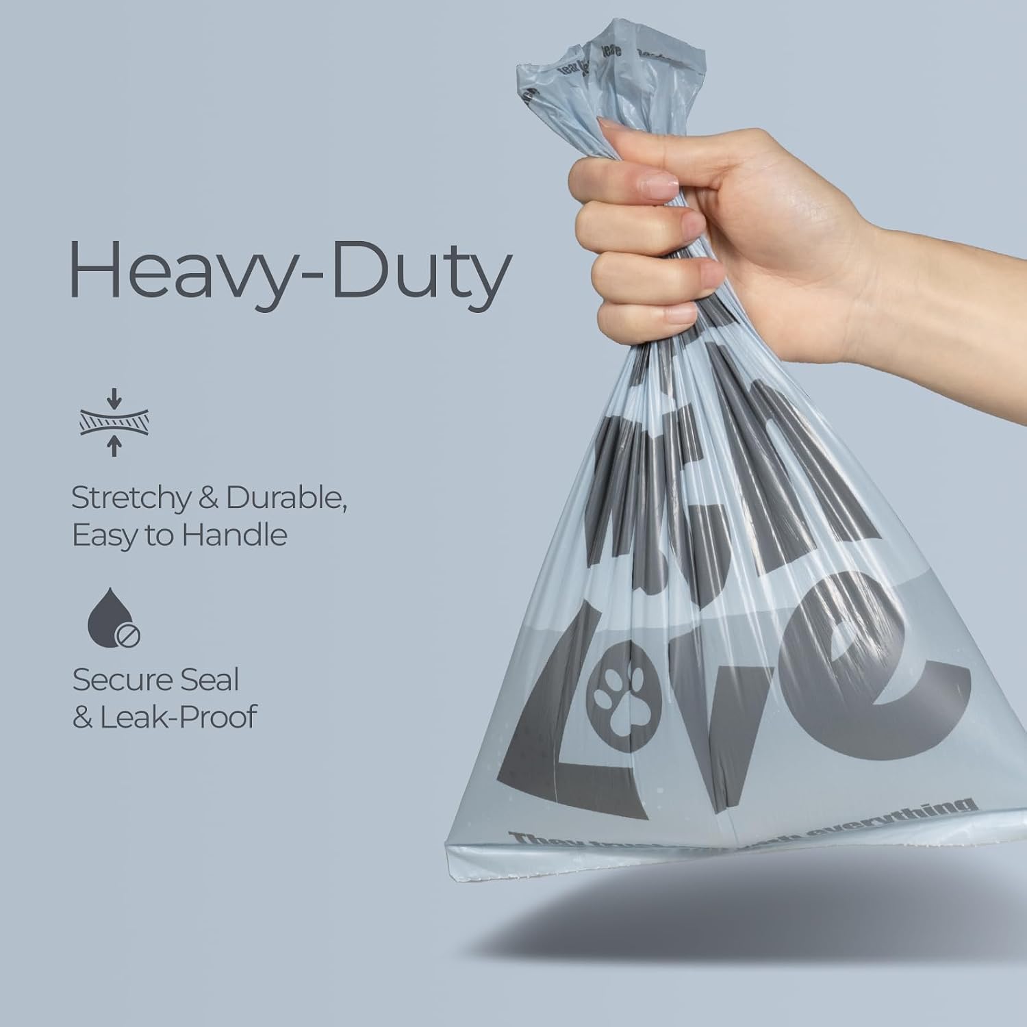 Poop Bags for Dogs, Leak Proof and Mess-free Waste Bags,128 Bags image 4