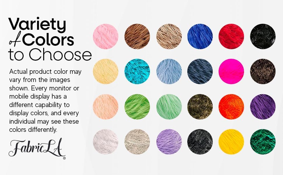 Miniatura 2 de FabricLA Cuadrado de piel sintética lanuda  30 x 30 pulgadas precortado  Utiliza tela de piel sintética para bricolaje, decoración de manualidades,