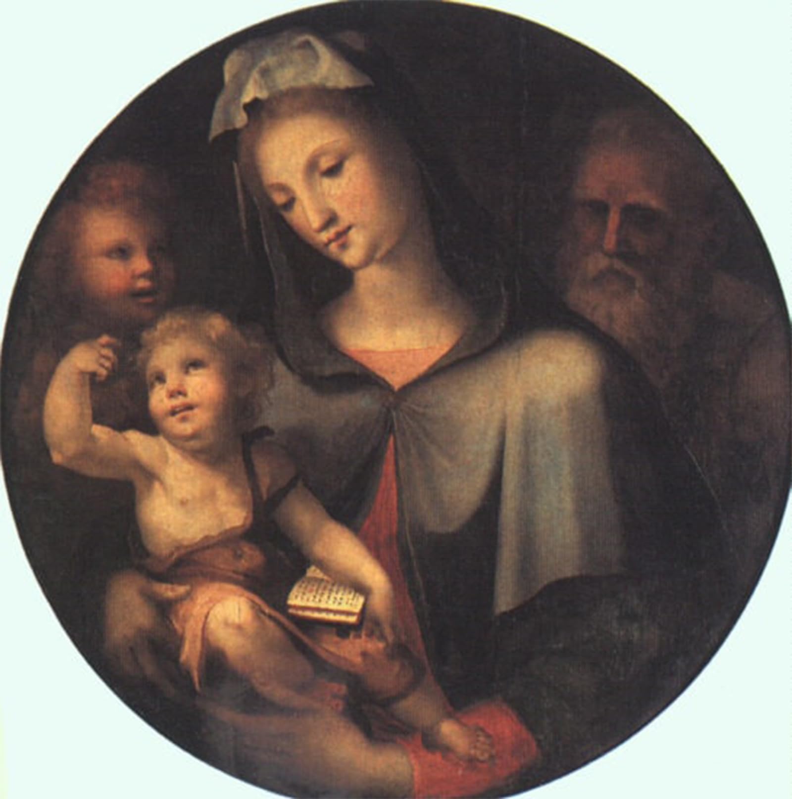 SERENDIPITP Aesthetic Poster Photo Wall Print Retro Picture The Holy Family with Young Saint John Domenico Beccafumi Modern Wall Artwork for Home Decor 60x90cm