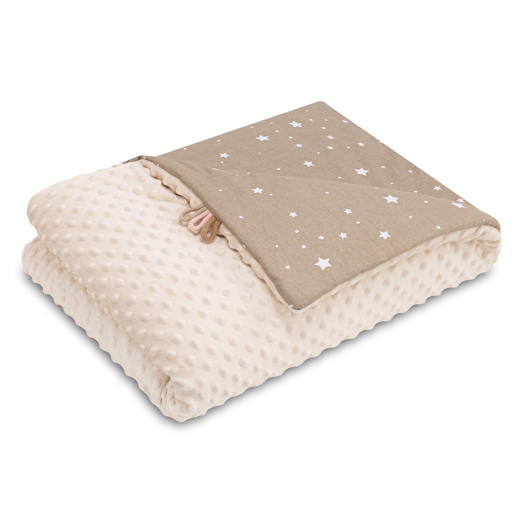 Baby blanket cuddle blanket Winter plush fabric 75x100 cm