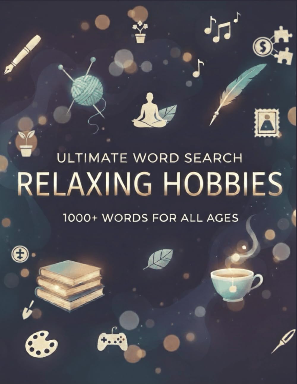 Variety Relaxing Hobbies Ultimate Big Word Search Puzzle Book For Adults: 1000+ Large-Print Puzzles Word Search Perfect For All Ages: Themed Big Book ... designed for brain activity and Fun Learning