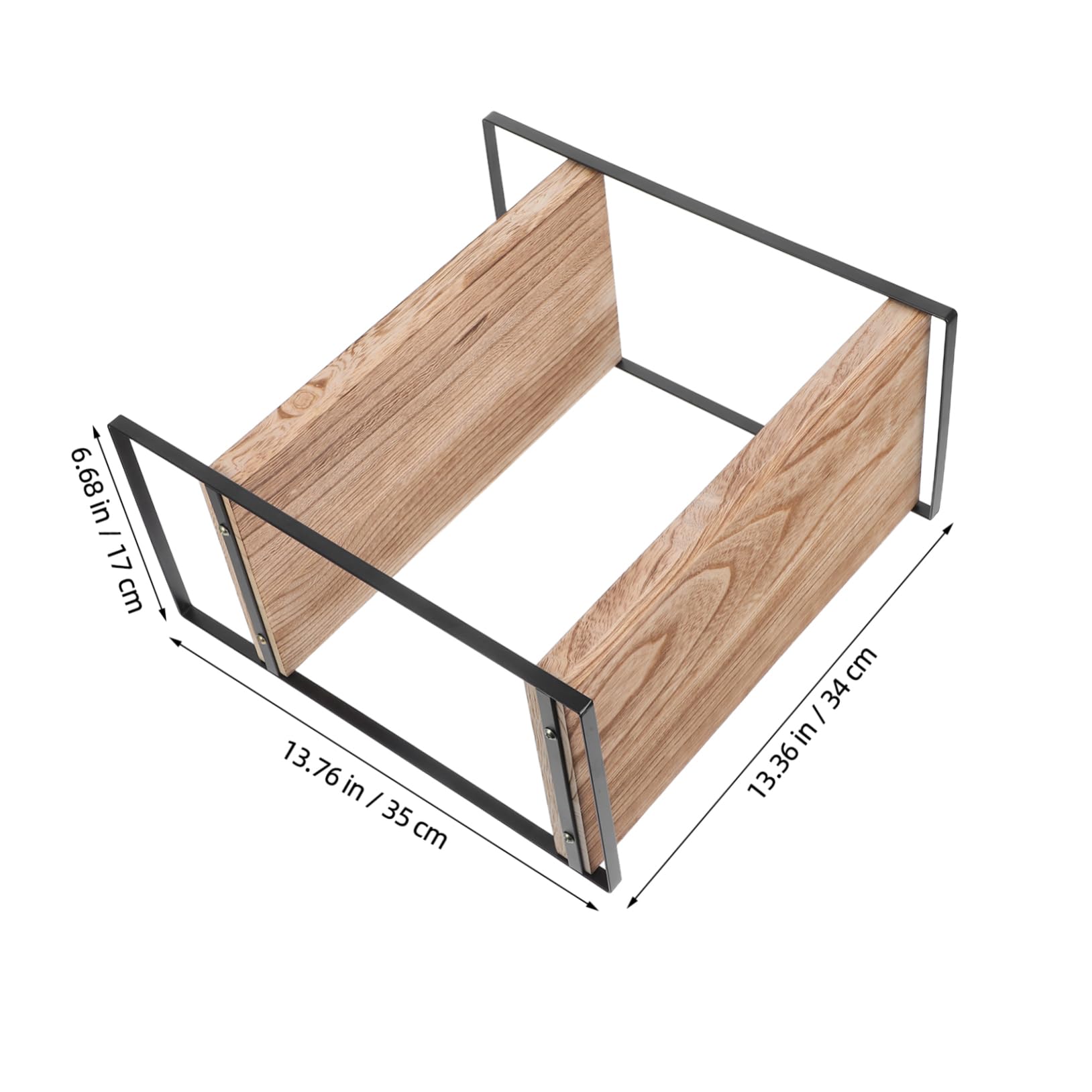 POPETPOP Holzregal Für Arbeitsplatte Stehendes Gewürzregal Küchenregal Eckregal Aus Holz Schreibtischregal Toilettenartikelregal Badezimmer-organizer Kosmetikregal