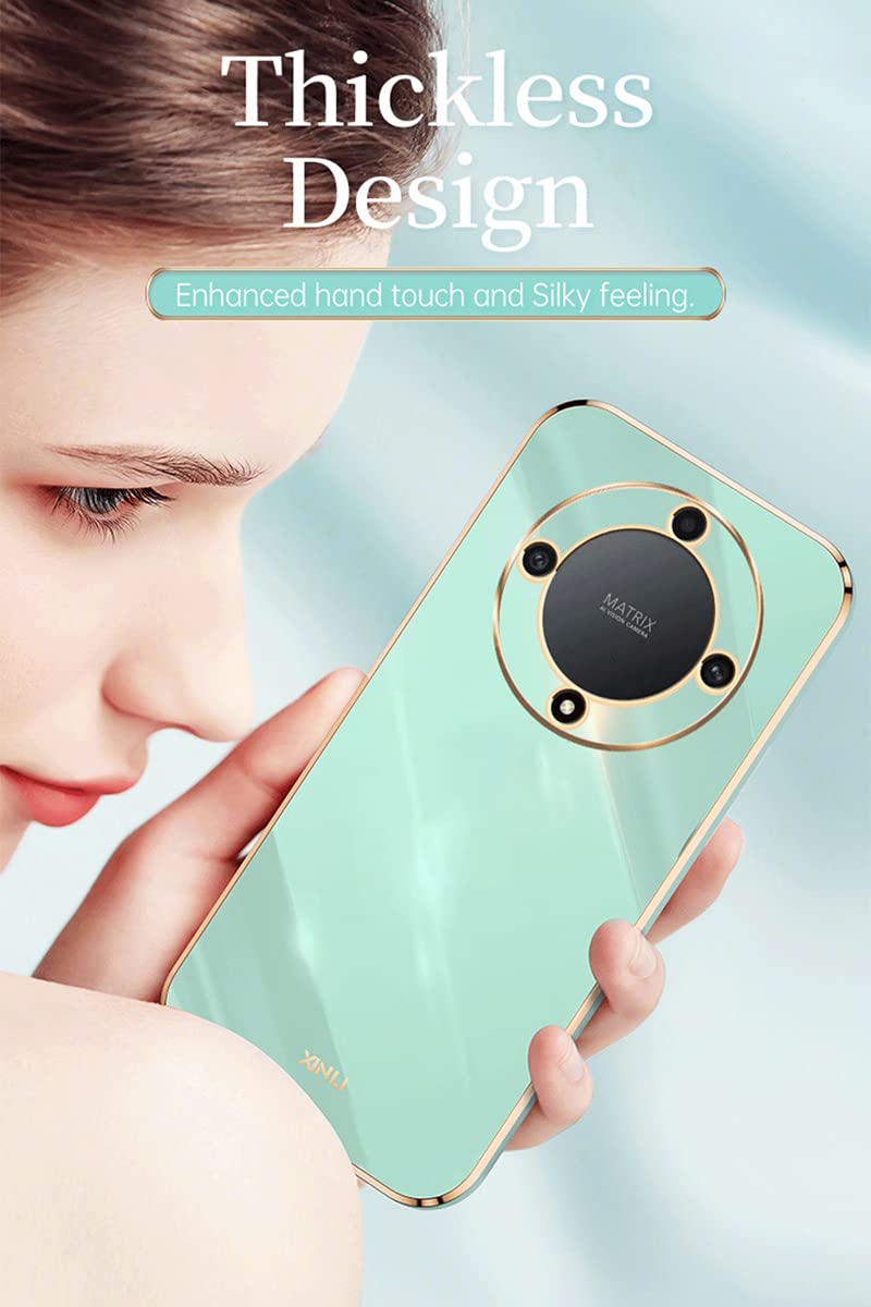 Wousunly Compatibile con Honor Magic 5 Lite Silicone, Ultra Morbida Cover Honor Magic 5 Lite Antiurto Custodia per telefono con supporto astronauta