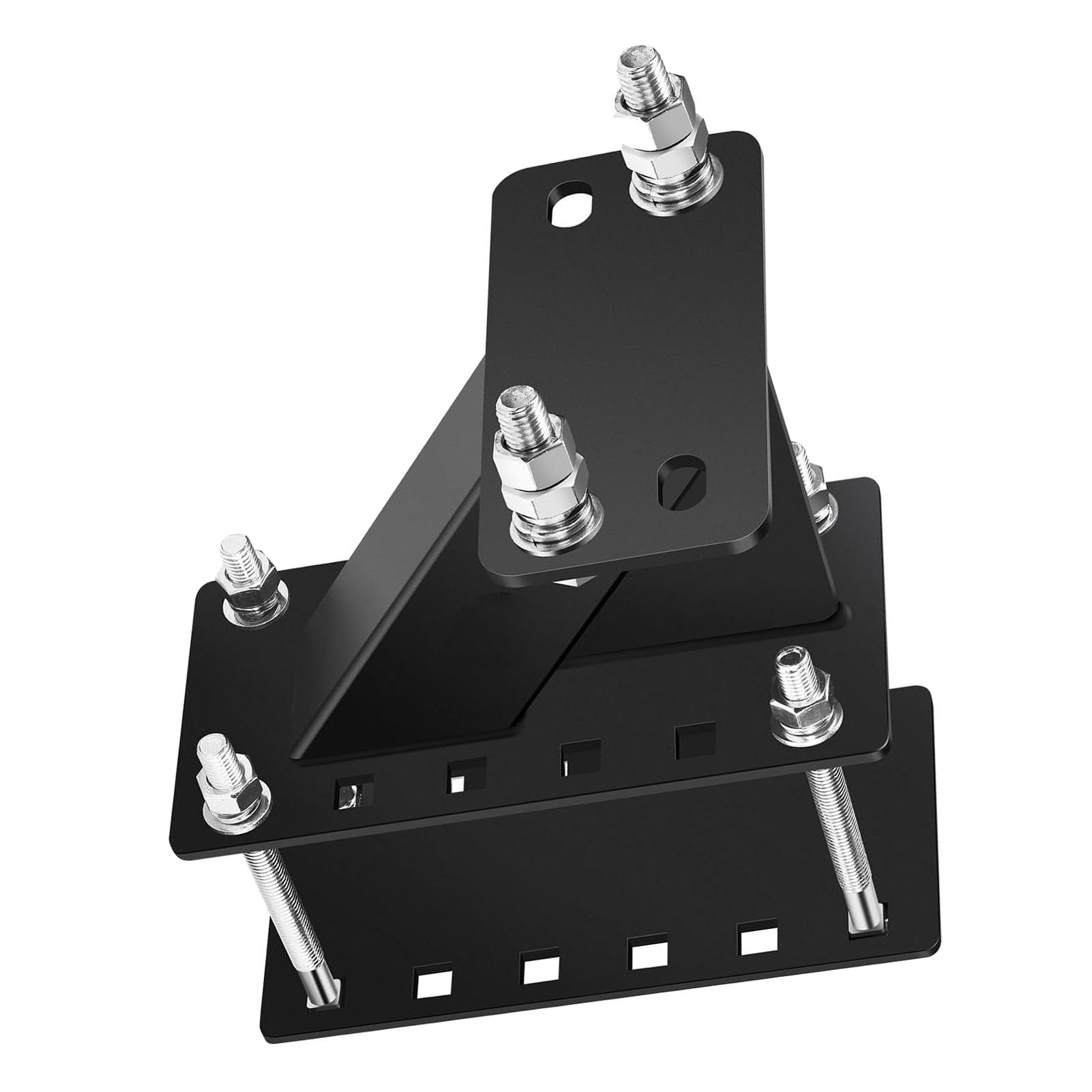 Robuster Reserverad-Reifenhalter für Bootsanhänger, für 4-, 5-, 6-Mutter-Räder, Industrieeisen-Halterung (Auto-Ersatzrad)