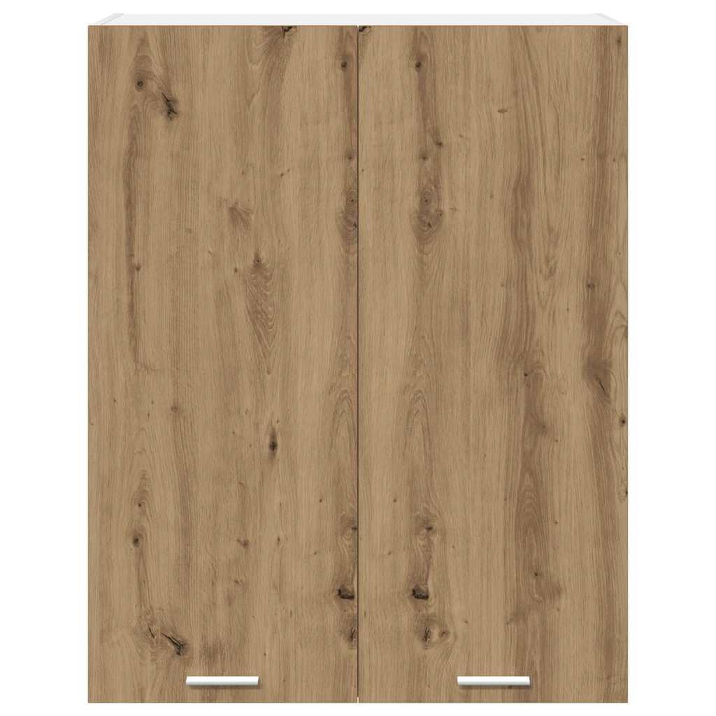 Armadietto pensile in rovere Artisan 80 x 31 x 100 cm, con vano portaoggetti, per cucina, moderno, durevole, versatile, ideale per sala da pranzo, dispensa e spazio di lavoro