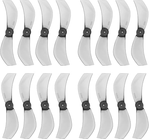 Miniatura 1 de ECSiNG 16 hélices de 2 cuchillas (8CW+8CCW) agujero del eje de 0.039 in compatible con Meteor 75 Micro Brushless Whoop Frame Drone Quadcopter 08028