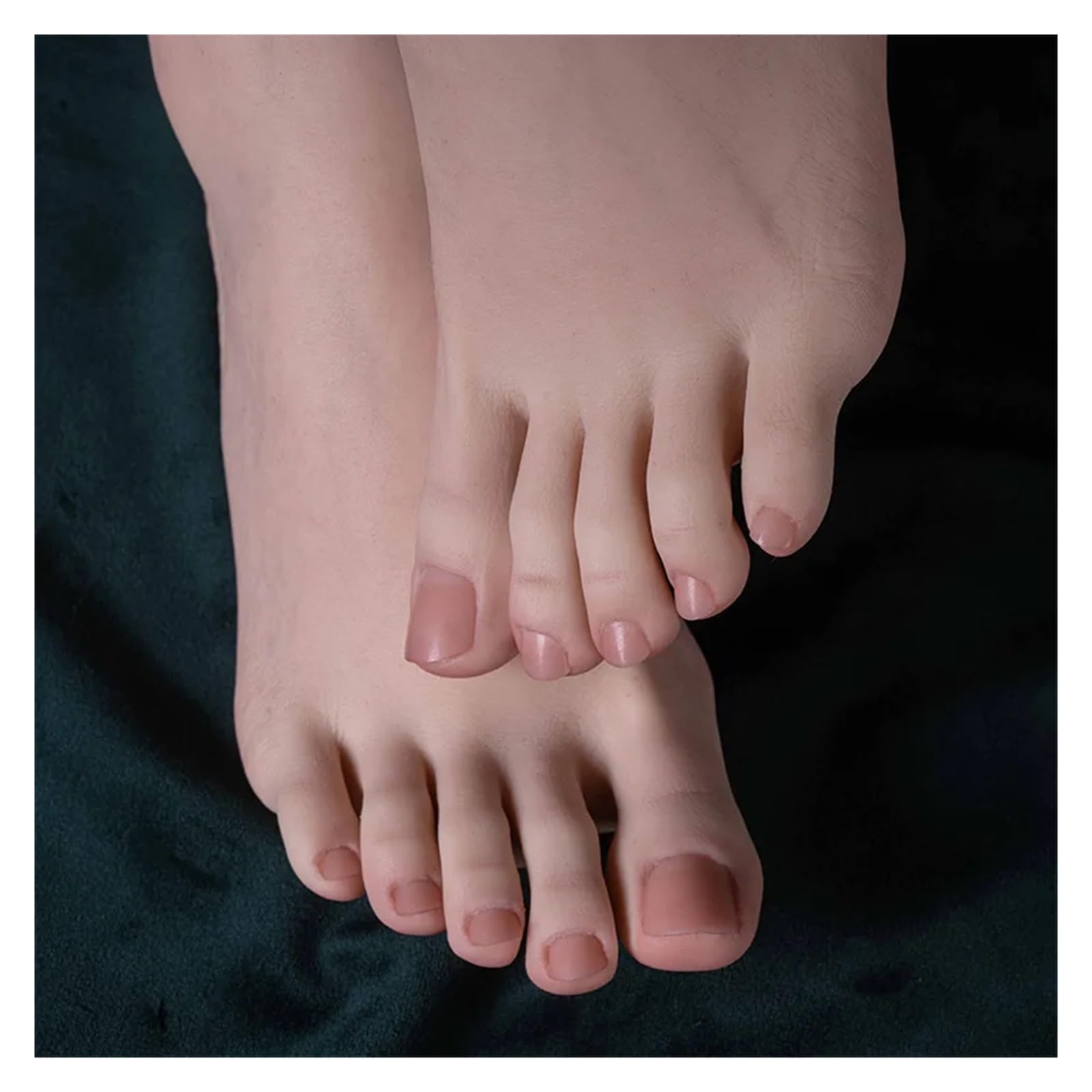 Praktyka paznokci stóp nowy produkt kobiece silikonowe stopy Model manekin fetysz stóp do butów skarpetki wyświetlacz biżuterii Z3818(One Pair Foot)