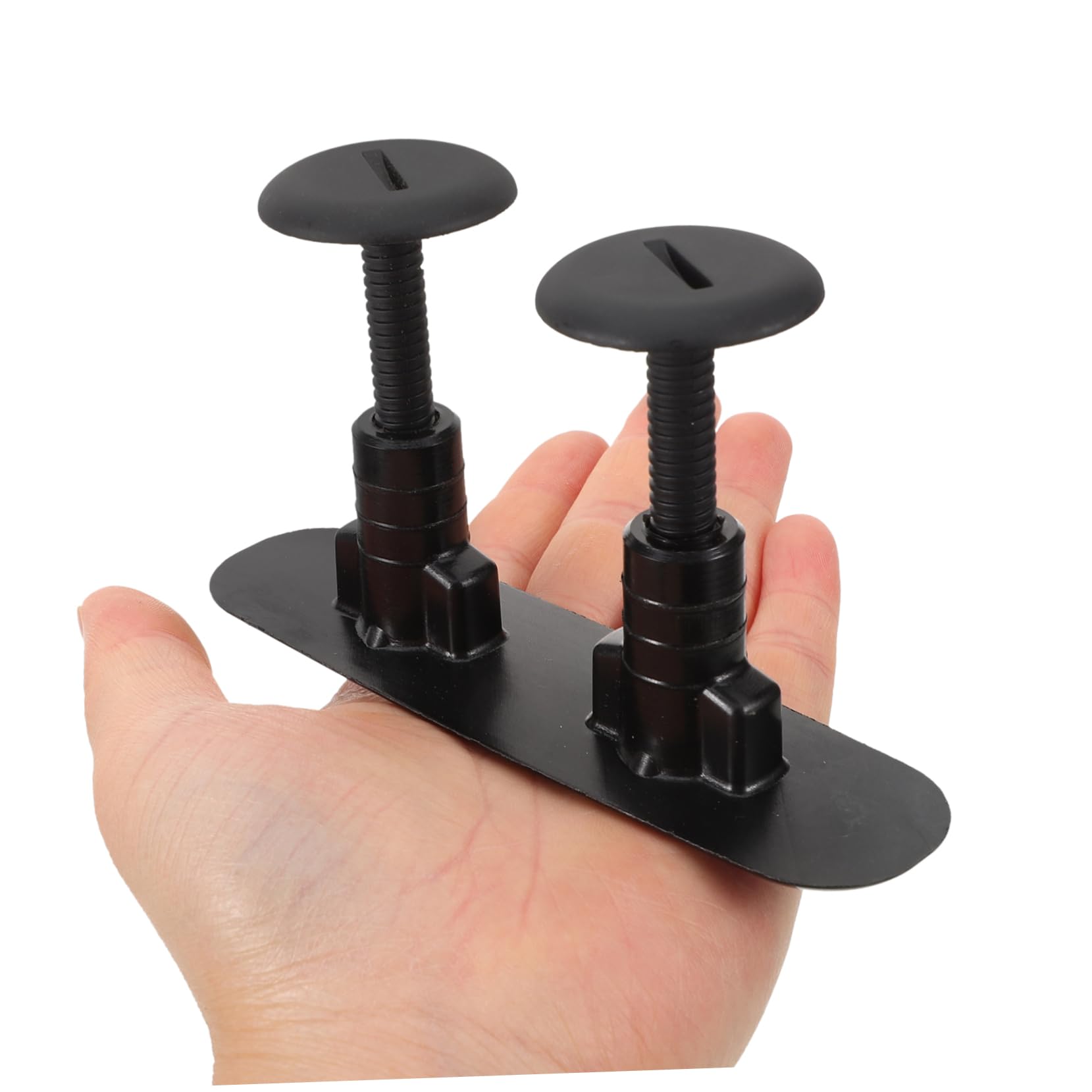 Set di Viti Nere in Mylon per Tavola da Paddle, Accessori per Surf con Chiave in Plastica, Kit Completo per Fissaggio Base e Timone, per Sport Acquatici