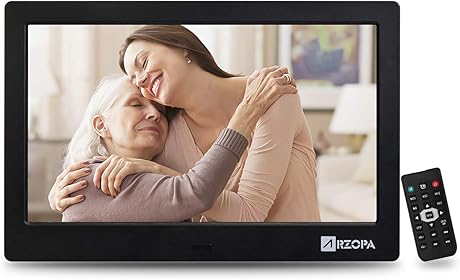 Arzopa Digitaler Bilderrahmen ZollHochauflAsendes Full-IPS Display Auto Rotation FotoMusikVideo-Player Kalender Wecker unterstAtzt USB-und SD-Karte Fernbedienung Arzopa Digitaler Bilderrahmen ZollHochauflAsendes Full-IPS Display Auto Rotation FotoMusikVideo-Player Kalender Wecker unterstAtzt USB-und SD-Karte Fernbedienung