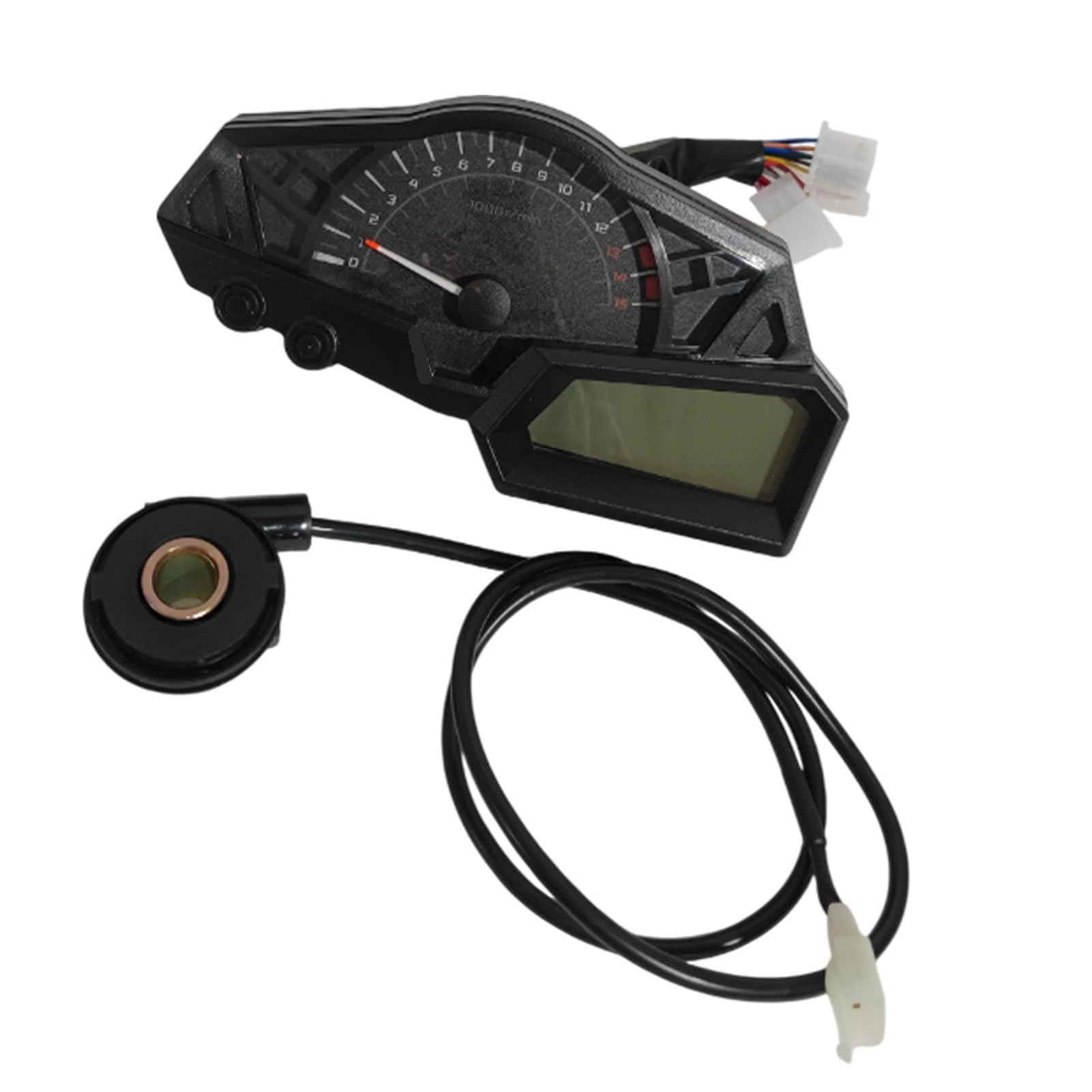 Moto velocímetro Digital para motocicleta, 15000RPM, LCD, odómetro