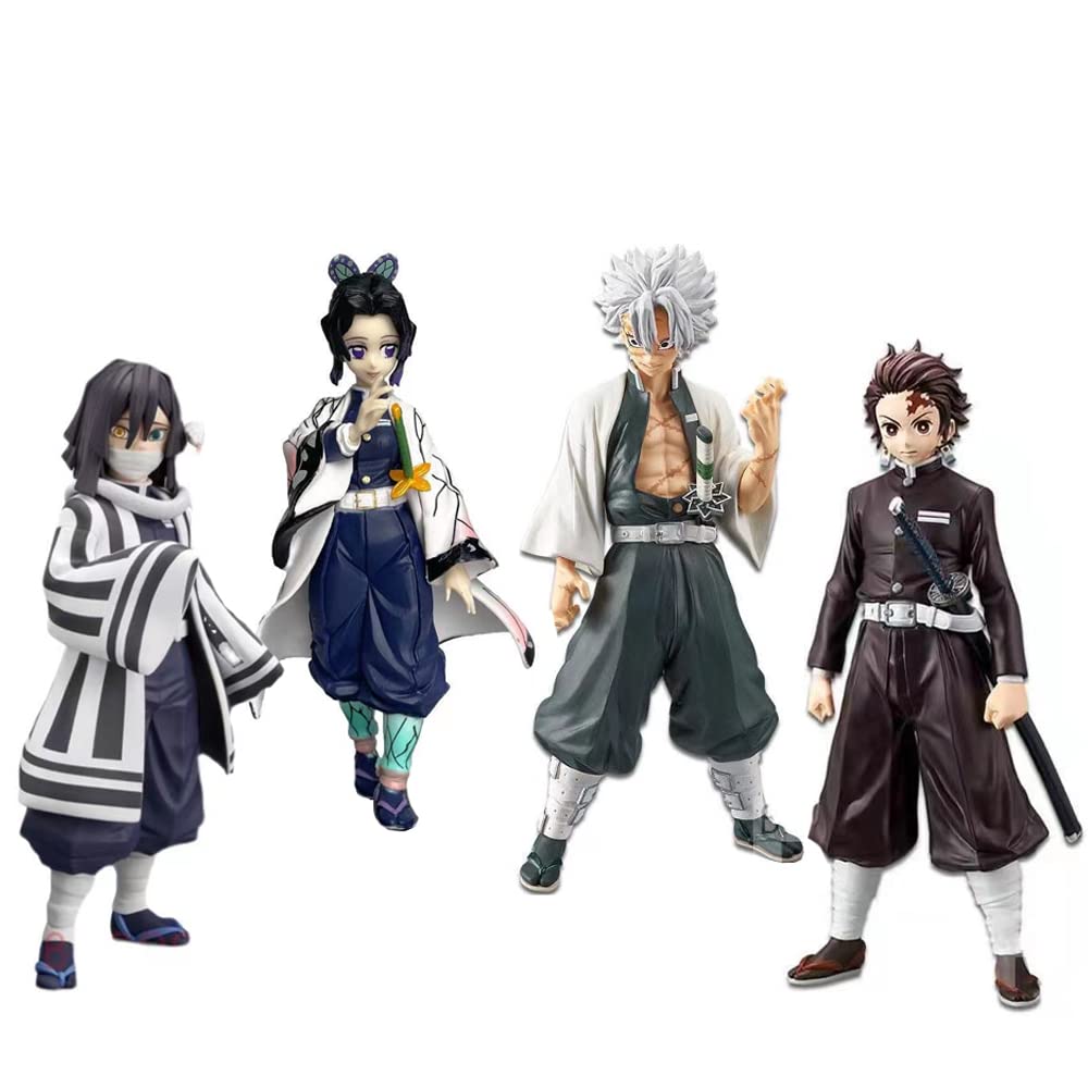 Figurines Et Peluches Anime Demon Slayer – Shinobu, Tanjiro, Nezuko, Etc. – Set Combiné Décoration Collection
