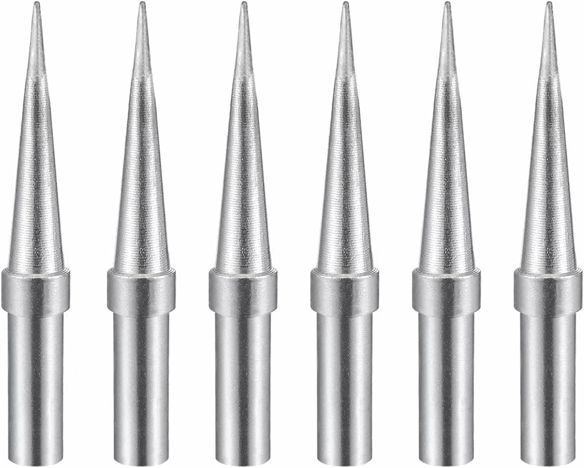 Soldering Iron Tips Replacement Weller ETO Series for WE1010NA WE1010 WCC100 WES50/51 WESD51 Soldering Station, PES51 LR21 Soldering Pen Soldering Tips (6)