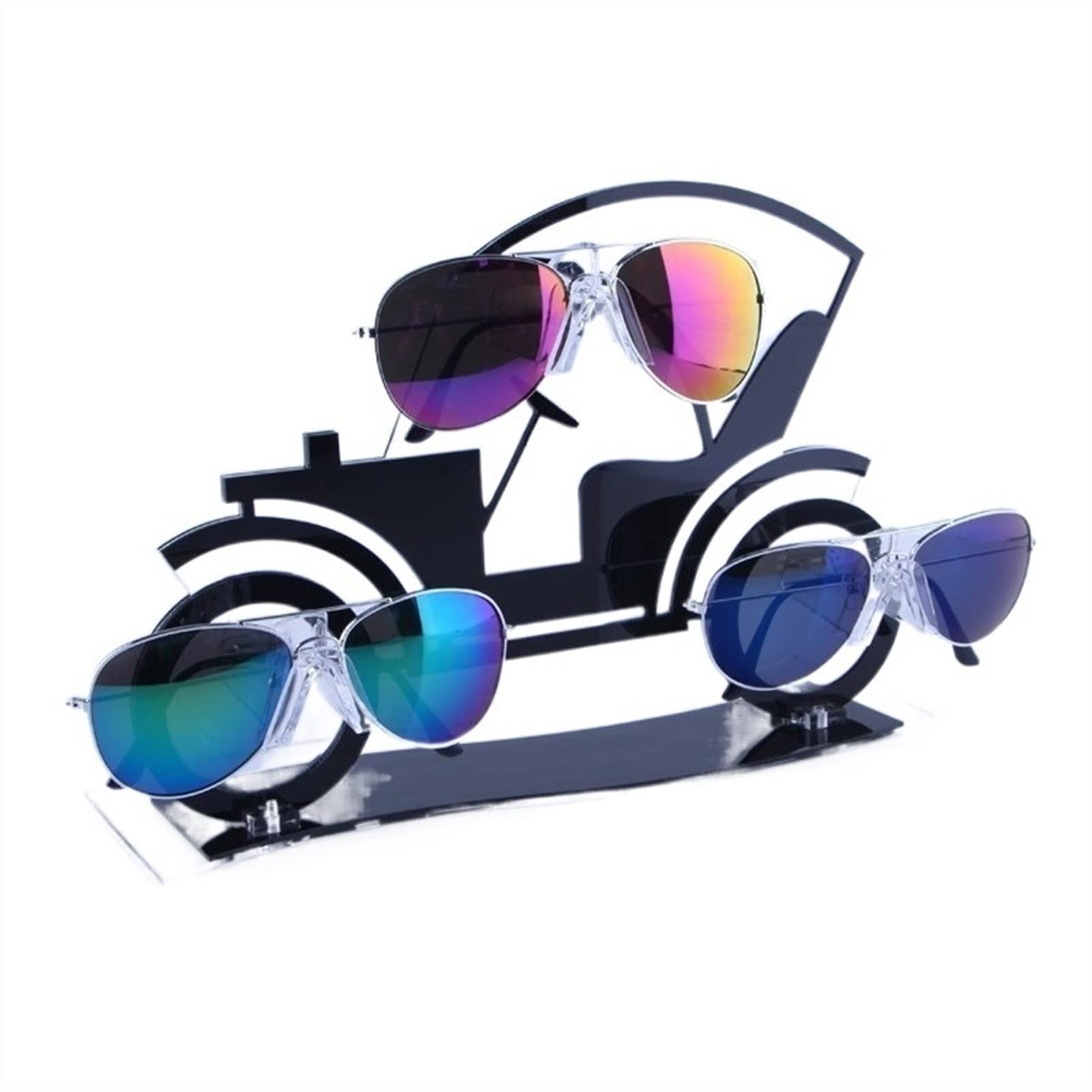 Okulary dekoracyjne ekspozycyjne okulary stojak ekspozycyjny okulary okulary do czytania stojak na okulary przeciwsłoneczne stojak ekspozycyjny dekoracja biurka rekwizyty stojak na okulary przeciwsłoneczne (kolor: B)