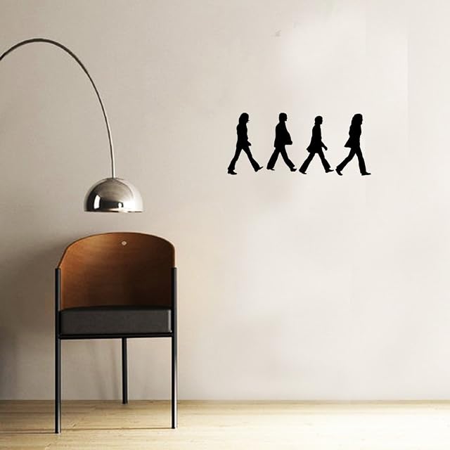 The Beatles - DIY easy to apply wall vinyl sticker fun and cool for home improvement and decorations makes the
