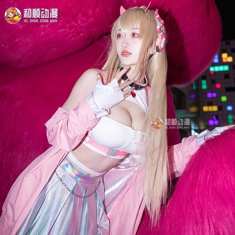 Amazon.co.jp: 勝利の女神 NIKKE ニケ ウィッグ付 コスプレ衣装+頭飾り