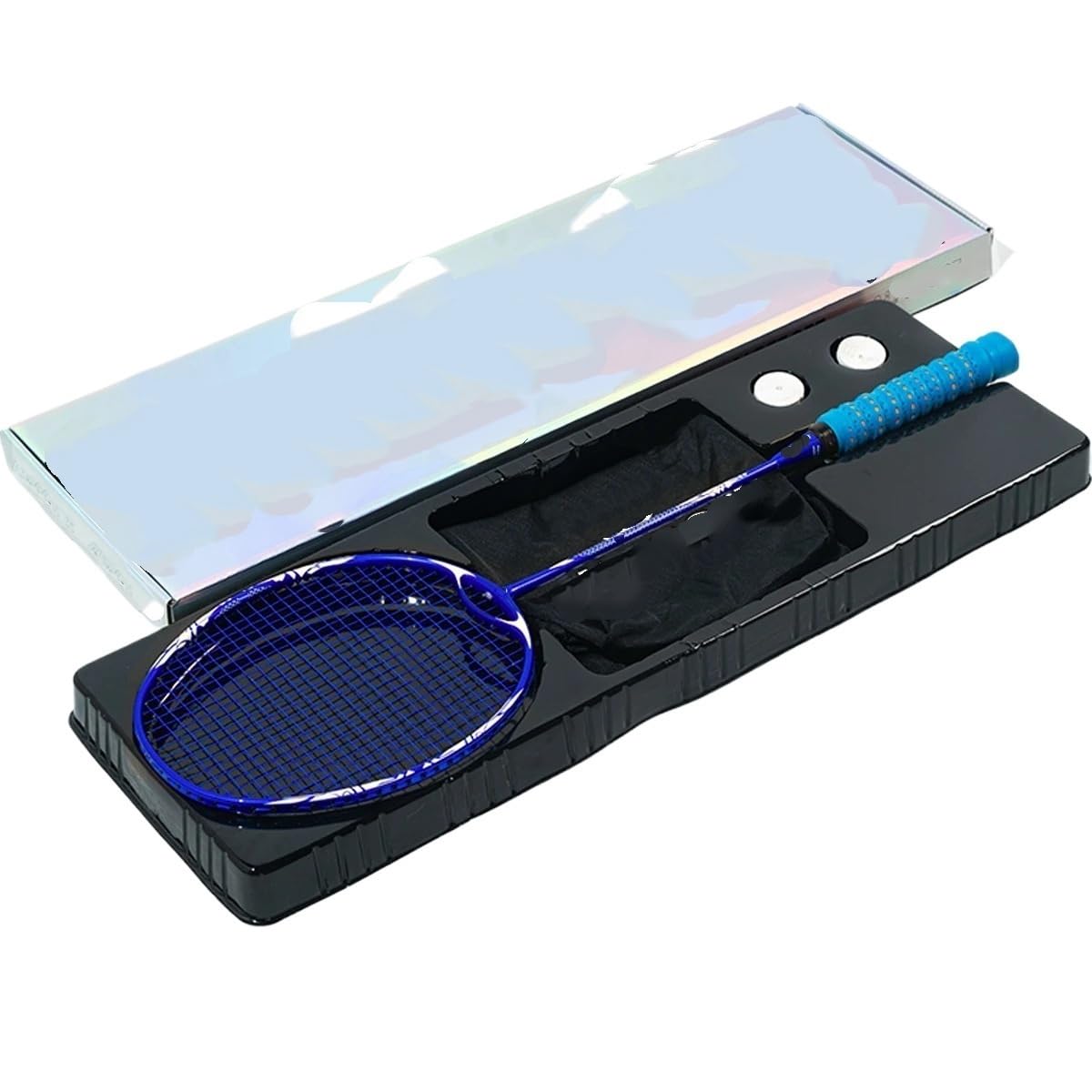 Badminton Set Racchetta da Badminton Orientale e Resistente, Peso Massimo 38 libbre, Racchetta Professionale in Fibra di Carbonio Titanio