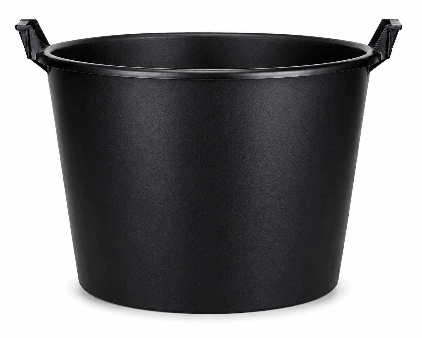 Muddy Hands Heavy Duty Plastic Multi-Purpose Container with Integrated Carry Handles, Strong Garden Storage Tub, Builders Mixing Bucket, Home Garage Utility Bin, No Drainage Holes (2, 130 Litre)