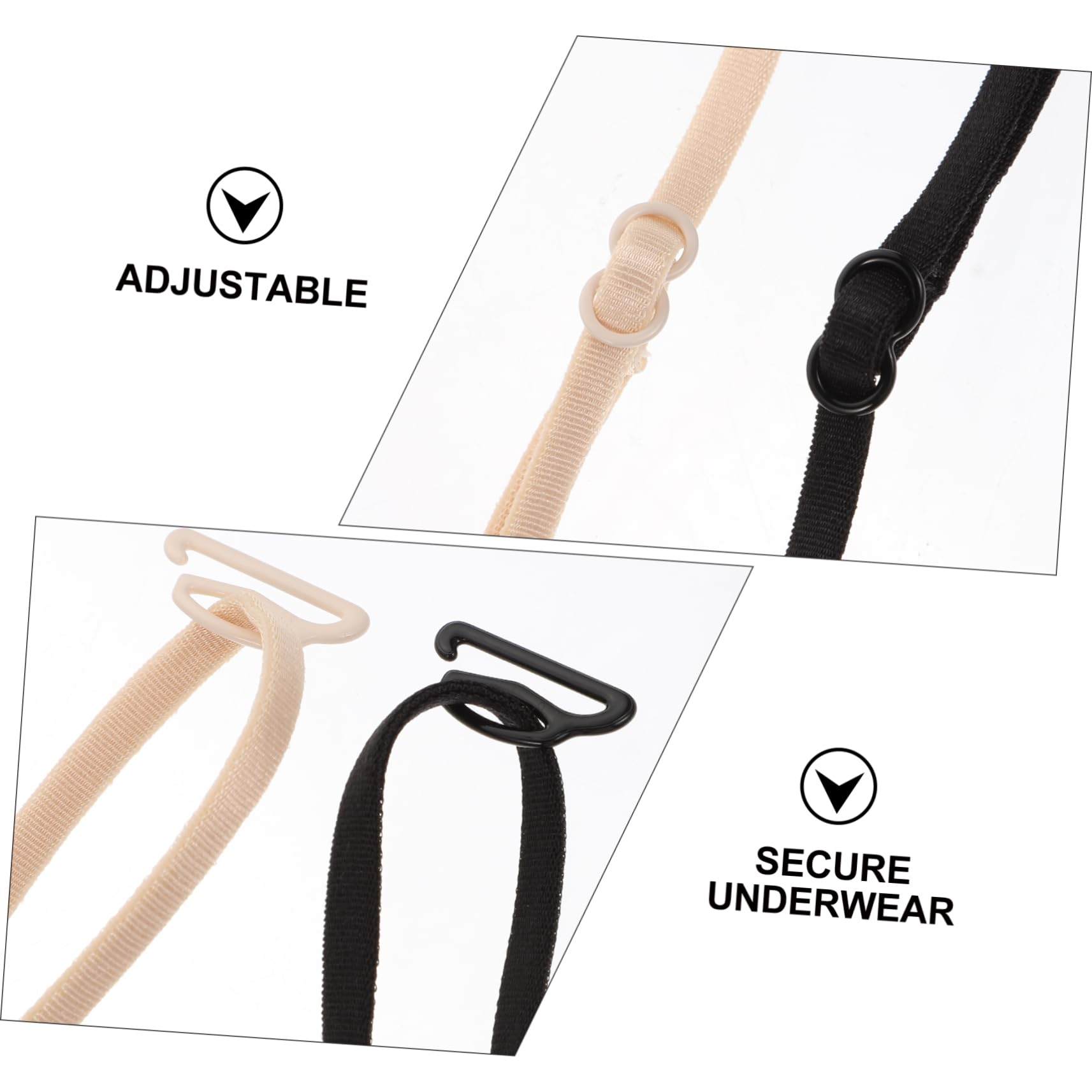 LIFKOME 32piezas Correas De Sujetador Ajustables Para Mujer Extensores Antideslizantes Aleatorios Para y Accesorios De Moda
