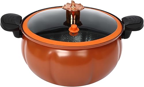 Miniatura 10 de Olla de cocción a presión multifunción de 8 litros, olla de cocción a presión en forma de calabaza, asas dobles, apta para lavavajillas (verde)