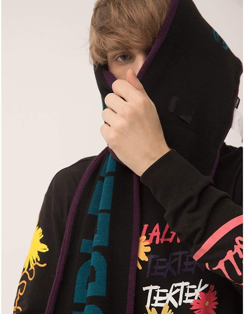GLigeT Scarf Men and Women Fashion Double-sided Printed Scarf Trend Youth Scarf Warm Scarf Chunky Oversized Winter/Fall