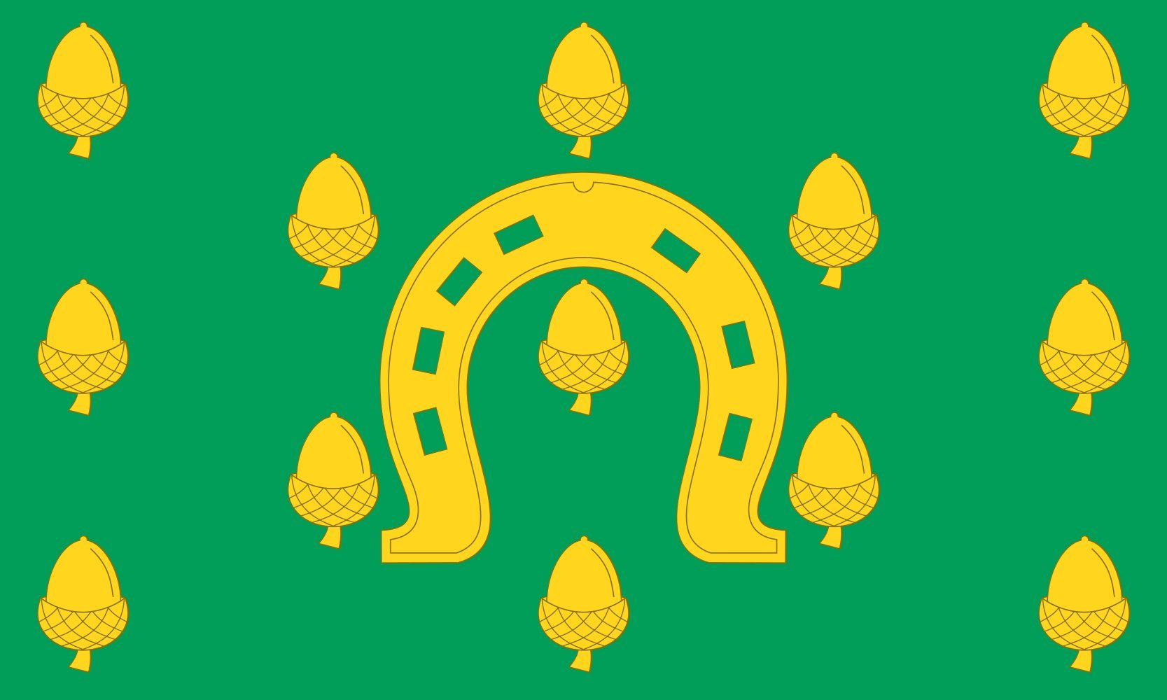 Drapeau Rutland de qualité supérieure avec finitions drapées durables