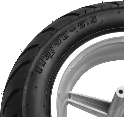 Miniatura 9 de Neumáticos para Mini Bike, 11050-6.5 Neumático de Goma para Pocket Bike, Llantas y Neumático Trasero para Mini Bike con Cámara de Aire Interior,