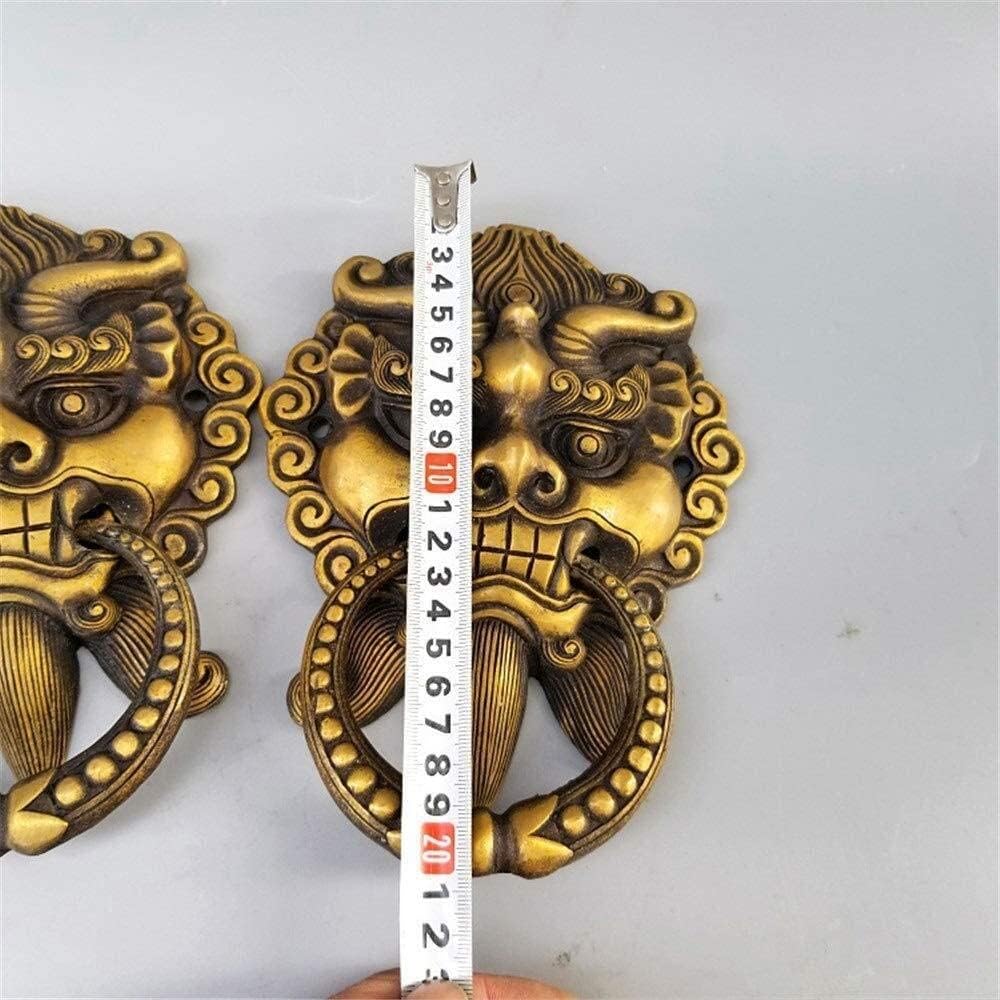 Rustic Farmhouse Door Knockers Metal Wall Mount Heavy Duty Door Knocker Cabinet Door Handle Security Door Craft Villa Door Decoration 1204