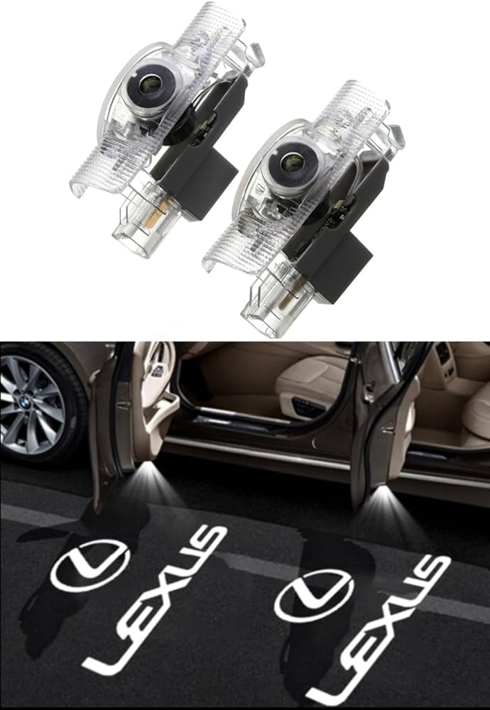 VIEREX Fit For Lexus Door Logo Light Welcome Projector Light